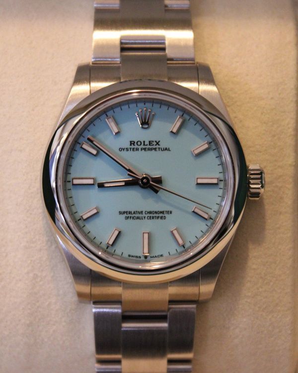 2026 Rolex Oyster Perpetual 31MM Turquoise Dial Oyster Bracelet (277200)