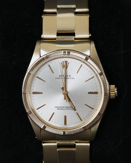 1969 Rolex Oyster Perpetual 34MM Silver Dial Oyster Bracelet (1007)