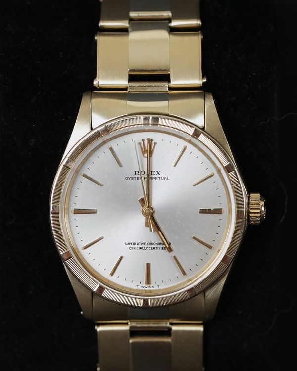 1969 Rolex Oyster Perpetual 34MM Silver Dial Oyster Bracelet (1007)