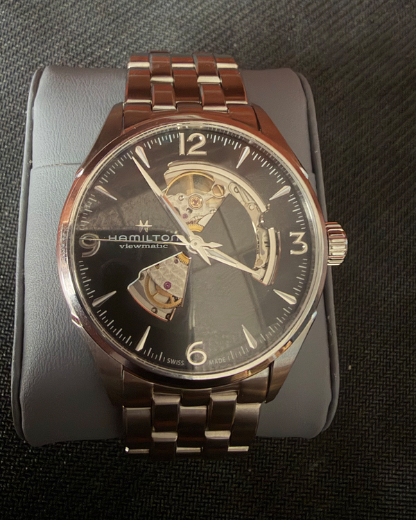 2026 Hamilton Jazzmaster 42MM Black Dial Steel Bracelet (H32705131)