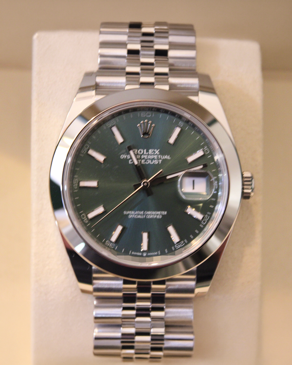 2026 Rolex Datejust 41MM Green Dial Jubilee Bracelet (126300)