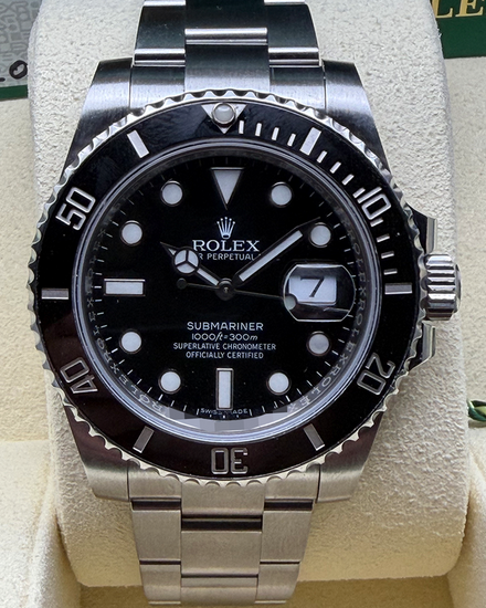 2018 Rolex Submariner Date 40MM Black Dial Oyster Bracelet (116610LN)