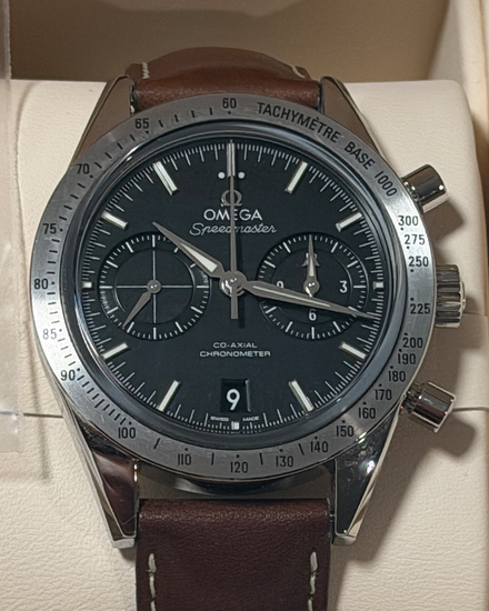 2024 Omega Speedmaster '57 41.5MM Black Dial Leather Strap (331.12.42.51.01.001)