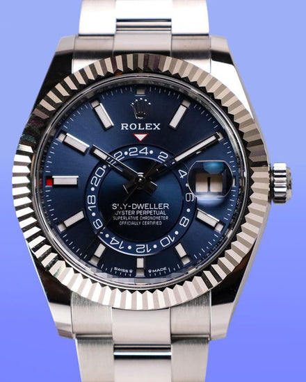 2026 Rolex Sky-Dweller 42MM Blue Dial Oyster Bracelet (336934)