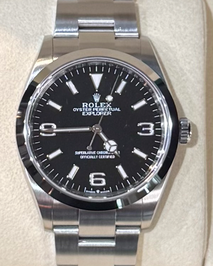 2026 Rolex Explorer 36MM Black Dial Oyster Bracelet (124270)