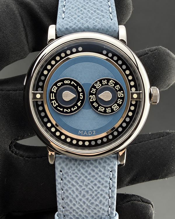 2026 MB&F MAD Edition 2 World Tour Edition 42MM Blue Dial Leather Strap (M.A.D 2)
