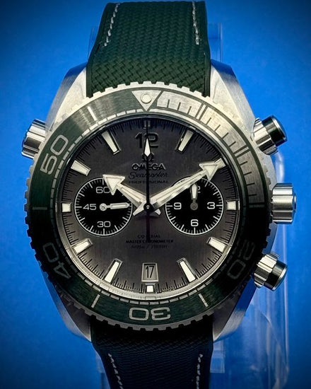 2026 Omega Seamaster Planet Ocean 600M 45.5MM Grey Dial Rubber Strap (215.32.46.51.06.001)