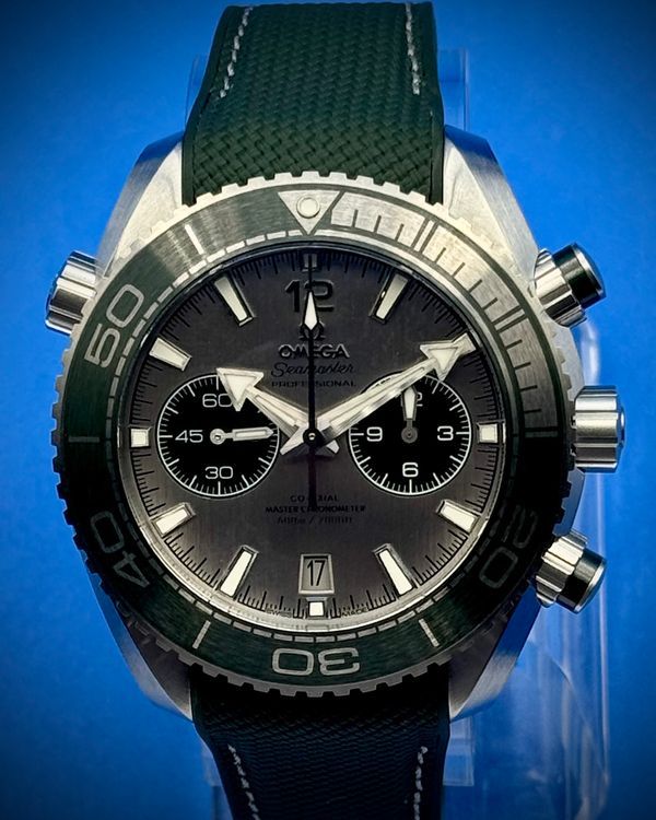 2026 Omega Seamaster Planet Ocean 600M 45.5MM Grey Dial Rubber Strap (215.32.46.51.06.001)