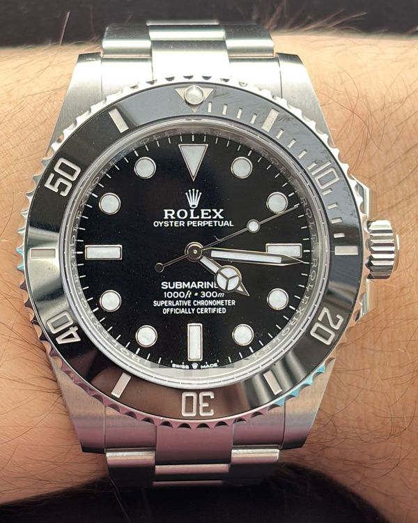 2024 Rolex Submariner No-Date 41MM Black Dial Oyster Bracelet (124060)