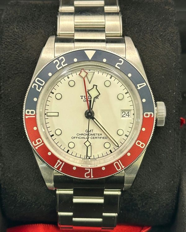 2026 Tudor Black Bay GMT "Pepsi" 41MM White Dial Steel Bracelet (79830RB)