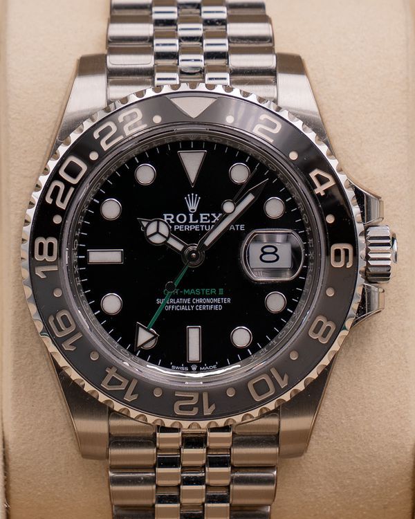 2025 Rolex GMT-Master II "Bruce Wayne" 40MM Black Dial Jubilee Bracelet (126710GRNR)