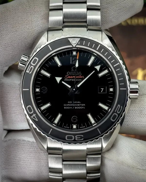 2021 Omega Seamaster Planet Ocean 600M 45.5MM Black Dial Steel Bracelet (232.30.46.21.01.001)