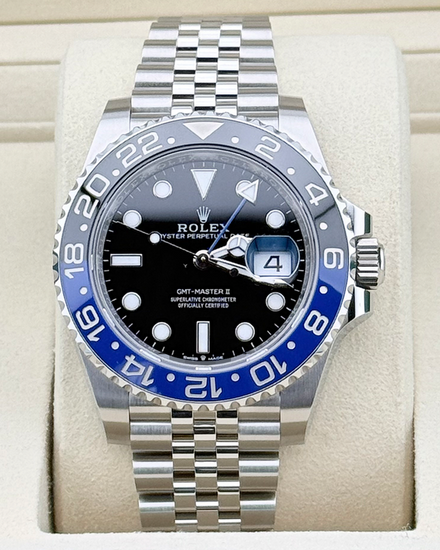 2026 Rolex GMT-Master II "Batgirl" 40MM Black Dial Jubilee Bracelet (126710BLNR)