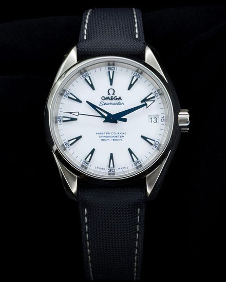 2024 Omega Seamaster Aqua Terra 150M "Good Planet Foundation" 38.5MM White Dial Textile Strap (231.92.39.21.04.001)