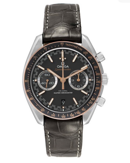 2024 Omega Speedmaster Racing 44.25MM Grey Dial Leather Strap (329.23.44.51.06.001)