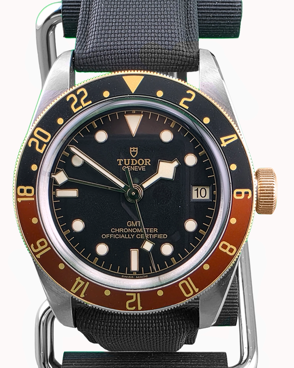2022 Tudor Black Bay GMT S&G 41MM Black Dial Textile Strap (79833MN)