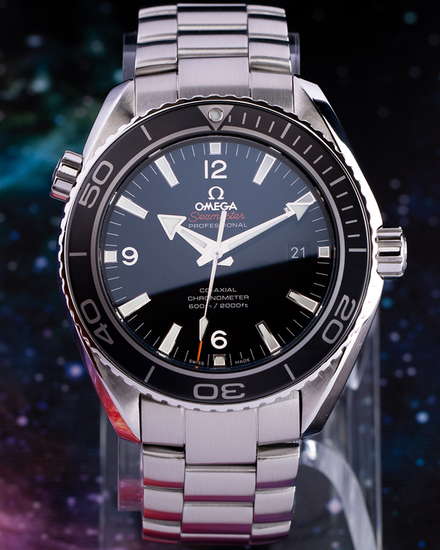 2020 Omega Seamaster Planet Ocean 600M 45.5MM Black Dial Steel Bracelet (232.30.46.21.01.001)