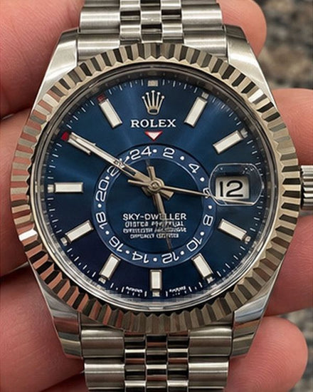 2022 Rolex Sky-Dweller 42MM Blue Dial Jubilee Bracelet (326934)
