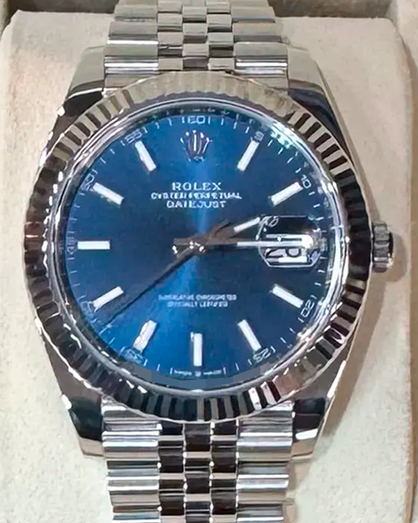 2026 Rolex Datejust 41MM Blue Dial Jubilee Bracelet (126334)