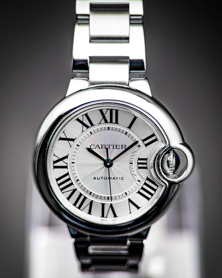 2019 Cartier Ballon Bleu 33MM Silver Dial Steel Bracelet (W6920071)