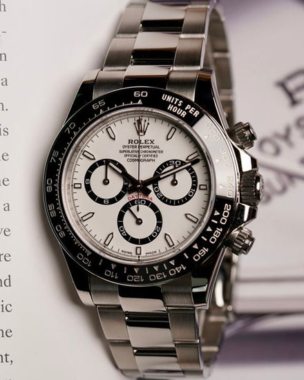 2026 Rolex Cosmograph Daytona "Panda" 40MM White Dial Oyster Bracelet (126500LN)