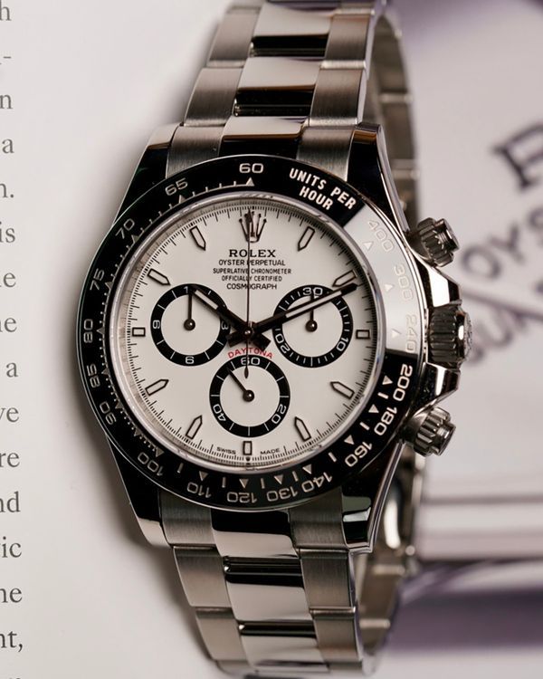 2026 Rolex Cosmograph Daytona "Panda" 40MM White Dial Oyster Bracelet (126500LN)