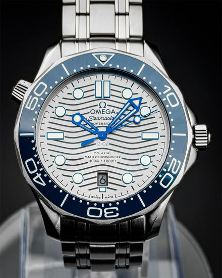 2023 Omega Seamaster Diver 300M 42MM Grey Dial Steel Bracelet (210.30.42.20.06.001)