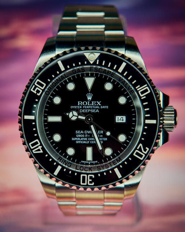 No Reserve - 2015 Rolex Sea-Dweller Deepsea 44MM Black Dial Oyster Bracelet (116660)
