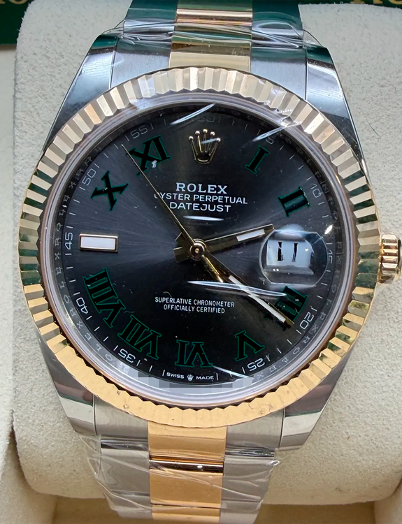 2026 Rolex Datejust "Wimbledon" 41MM Slate Dial Two-Tone Oyster Bracelet (126333)