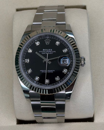 2025 Rolex Datejust 41MM Black Dial Oyster Bracelet (126334)