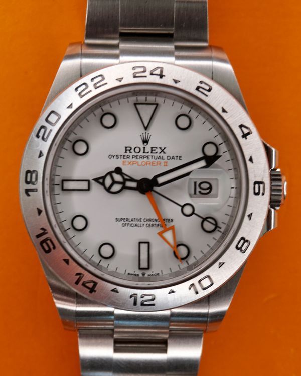 2024 Rolex Explorer II "Polar" 42MM White Dial Oyster Bracelet (226570)