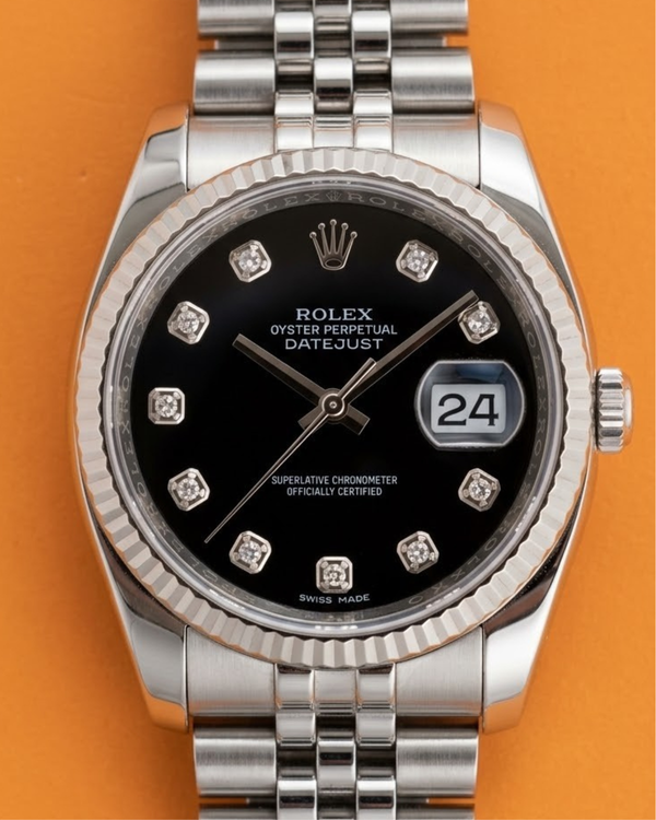 2009 Rolex Datejust 36MM Black Dial Jubilee Bracelet (116234)