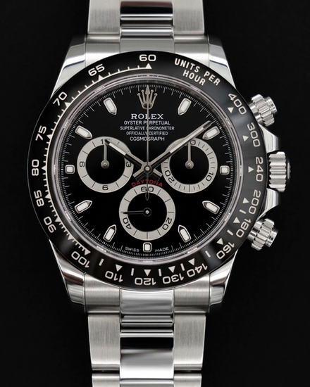2022 Rolex Cosmograph Daytona 40MM Black Dial Oyster Bracelet (116500LN)