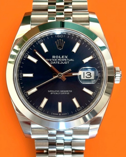 2026 Rolex Datejust 41MM Blue Dial Jubilee Bracelet (126300)