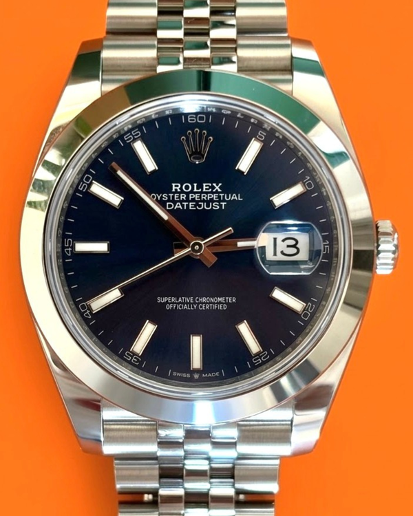 2026 Rolex Datejust 41MM Blue Dial Jubilee Bracelet (126300)