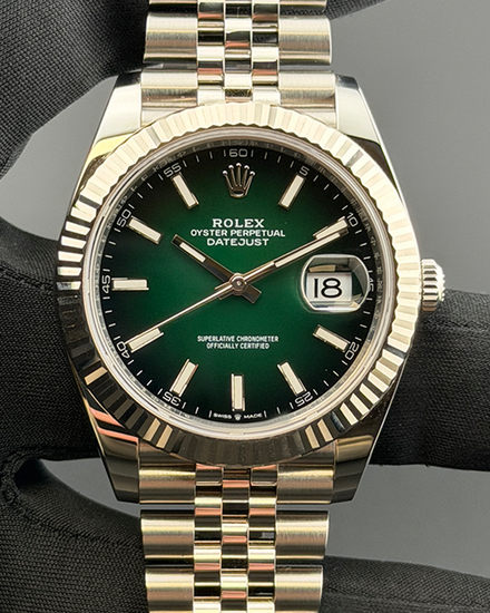 2026 Rolex Datejust 41MM Green "Ombré" Dial Jubilee Bracelet (126334)