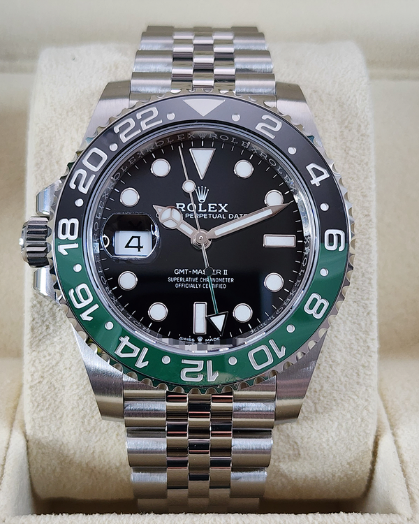 2024 Rolex GMT-Master II “Sprite” 40MM Black Dial Jubilee Bracelet (126720VTNR)