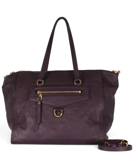 Louis Vuitton Bag Empreinte Lumineuse PM D-Ring Monogram Aube Purple Medium Gold-Tone Hardware Leather Strap (Tote)