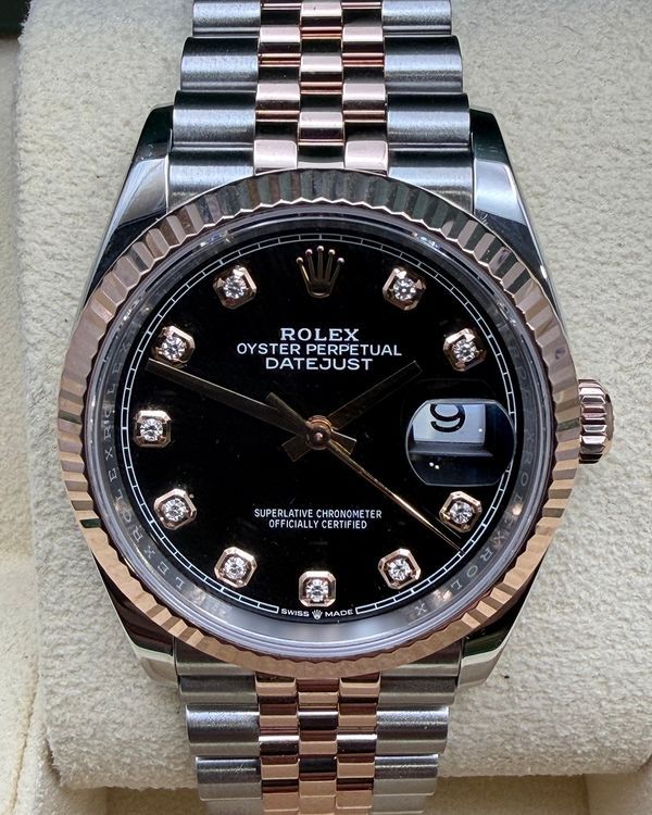 2024 Rolex Datejust 36MM Black Dial Two-Tone Jubilee Bracelet (126231)