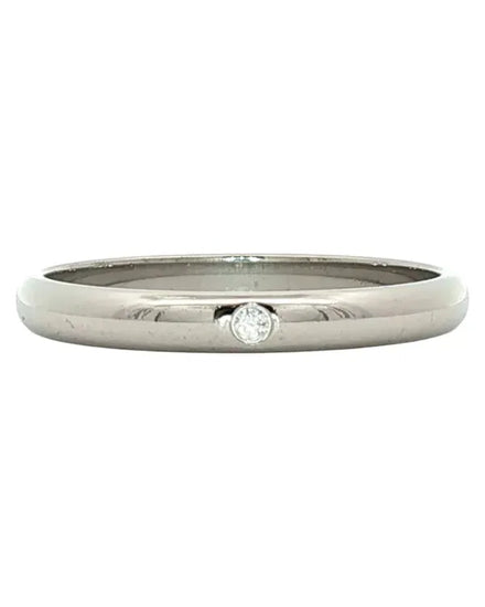 Cartier Accessories 1895 Wedding Band 7.25 Platinum Diamond (Ring)