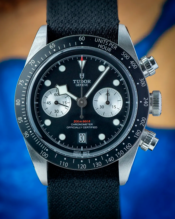 2026 Tudor Black Bay Chrono "Reverse Panda" 41MM Black Dial Textile Strap (79360N)
