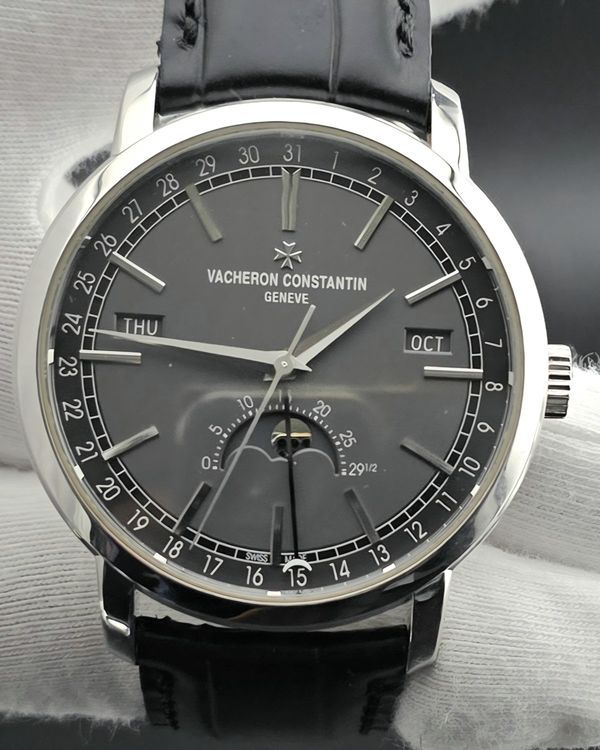 2023 Vacheron Constantin Traditionnelle 41MM Grey Dial Leather Strap (4010T/000G-B740)