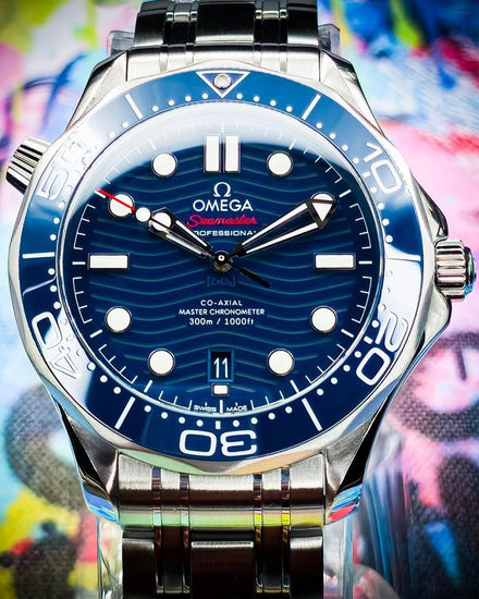 No Reserve - 2022 Omega Seamaster Diver 300M 42MM Blue Dial Steel Bracelet (210.30.42.20.03.001)