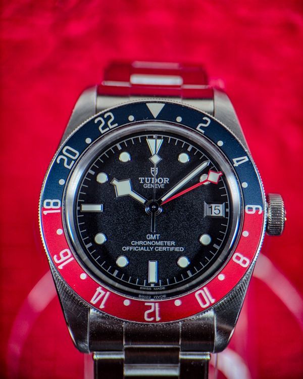 No Reserve - 2021 Tudor Black Bay GMT "Pepsi" 41MM Black Dial Steel Bracelet (79830RB)