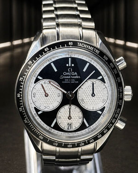 No Reserve - 2024 Omega Speedmaster Racing 40MM Black Dial Steel Bracelet (326.30.40.50.01.002)
