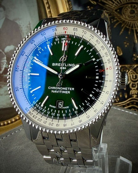 Breitling Navitimer 1 Automatic 41MM Steel Green Dial (A17326361L1A1)