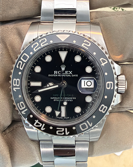 2018 Rolex GMT-Master II 40MM Black Dial Oyster Bracelet (116710LN)