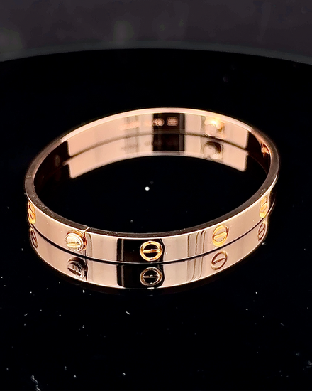Cartier Love Classic Bracelet 18CM Rose Gold (Love)