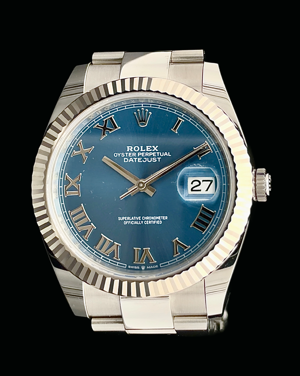 2026 Rolex Datejust 41MM Blue Dial Oyster Bracelet (126334)