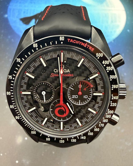 2019 Omega Speedmaster Dark Side of the Moon "Team Alinghi" 44.25MM Skeleton Dial Rubber Strap (311.92.44.30.01.002)